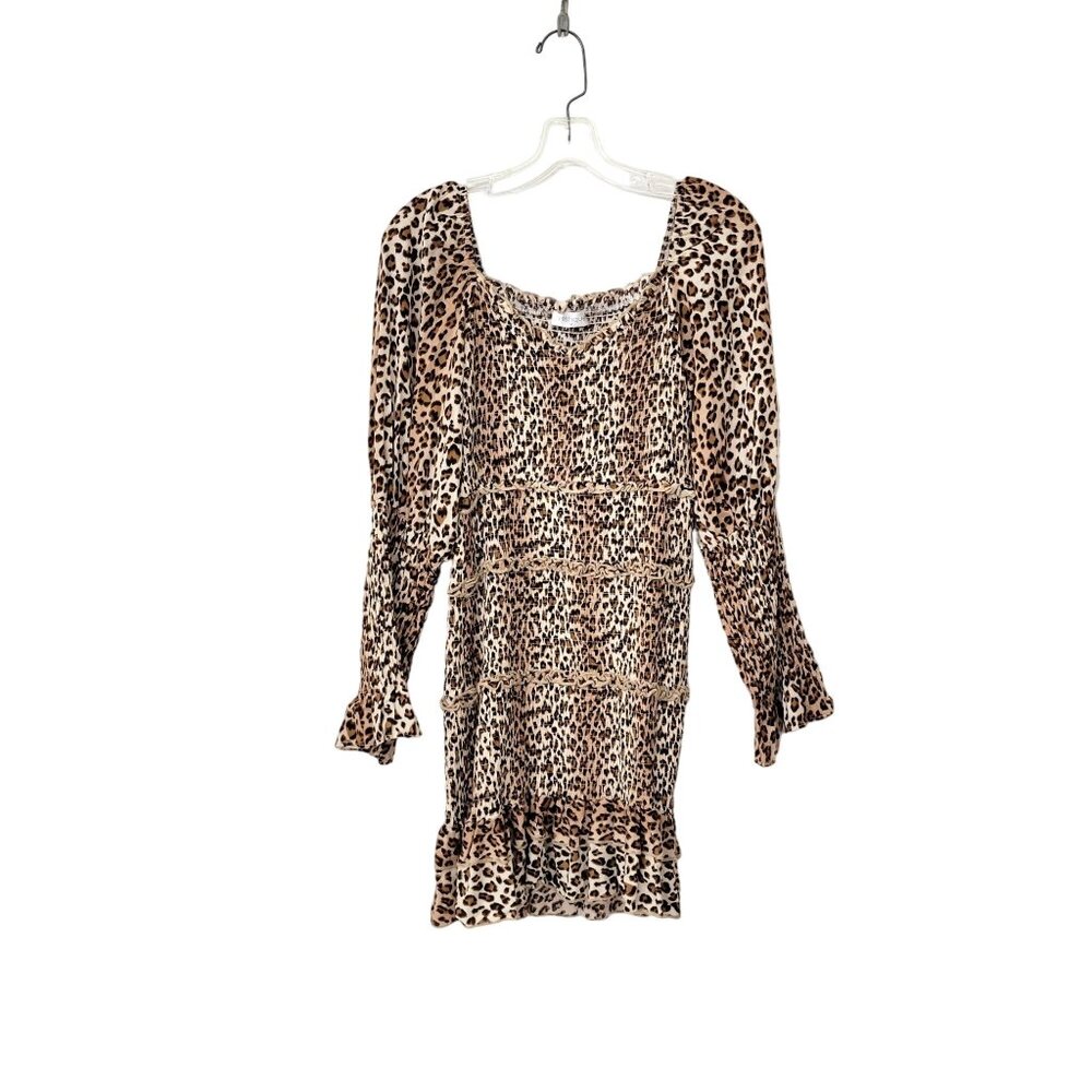 Vestique Animal Print Mini Dress - Picture 1 of 4